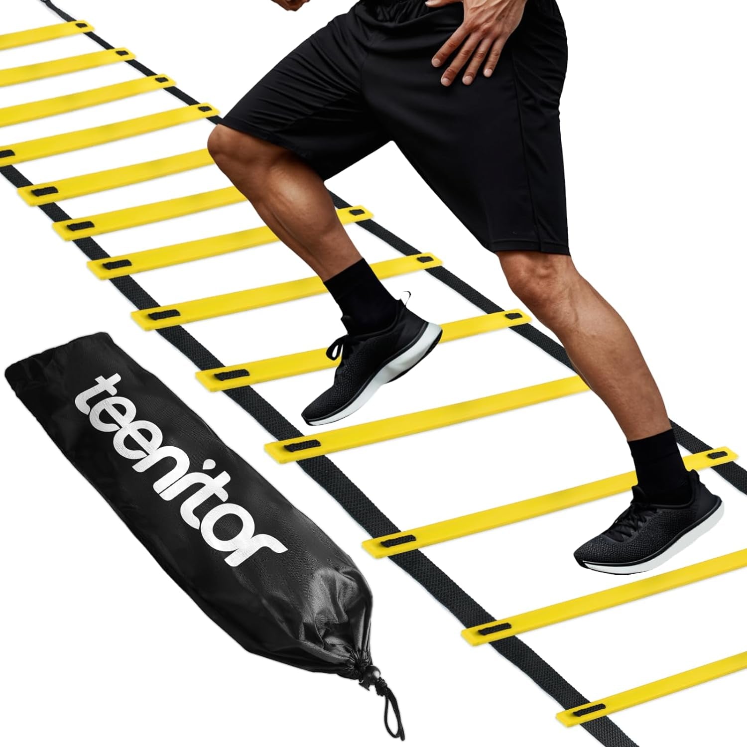 Agility Ladder Speed Ladder Training Ladder for Soccer, Speed, Football Fitness Feet Training Carry Bag Agility Training Equipment