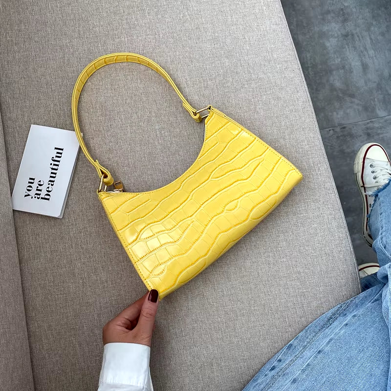 Fashion Exquisite Shopping Bag Retro Casual Women Totes Shoulder Bags Female Leather Solid Color Chain Handbag for Women 2023