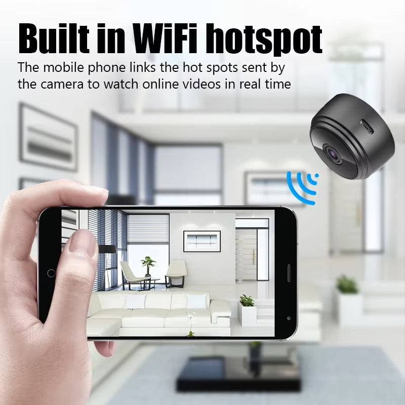 A9 Wifi Mini Camera Wireless Video Recorder Security Protection Camera Smart Home Monitoring Camera for Infants and Pets