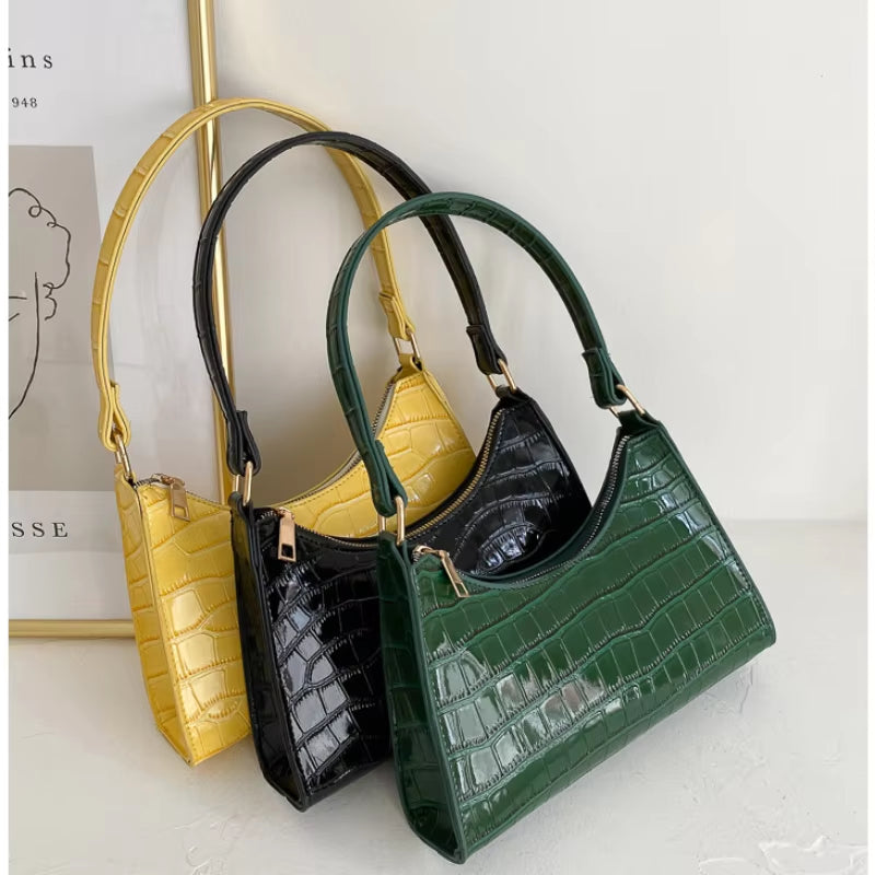 Fashion Exquisite Shopping Bag Retro Casual Women Totes Shoulder Bags Female Leather Solid Color Chain Handbag for Women 2023