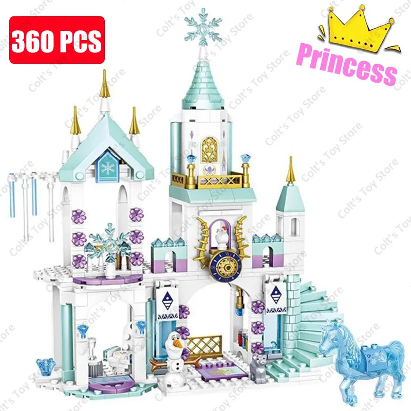 2024 Girls Friendship Tree House Villa Castle Building Blocks Classic Friends Girl'S Model Figures Toys for Kids Birthday Gift