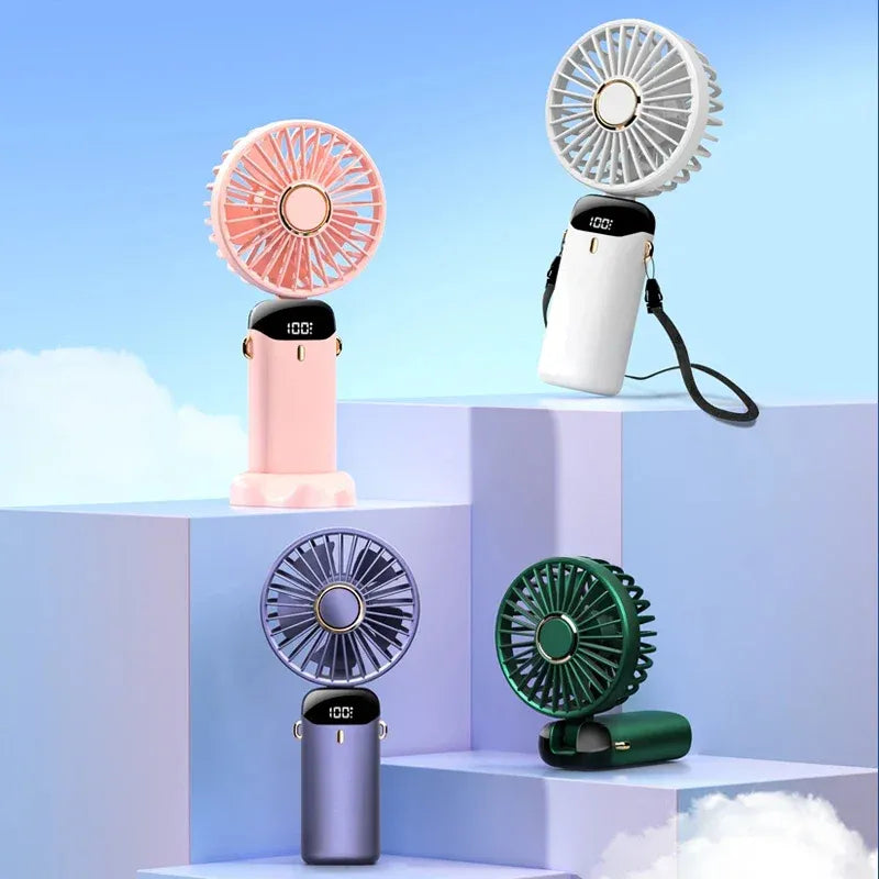 USB Rechargeable Mini Portable Handheld Electric Fan