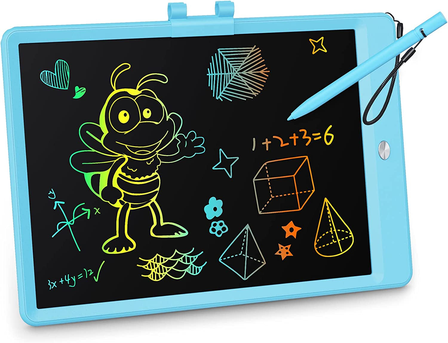 LCD Writing Tablet, 10 Inch Colorful Toddler Doodle Board Drawing Tablet, Erasable Reusable Electronic Drawing Pads, Educational and Learning Toy for 3-6 Years Old Boy and Girls