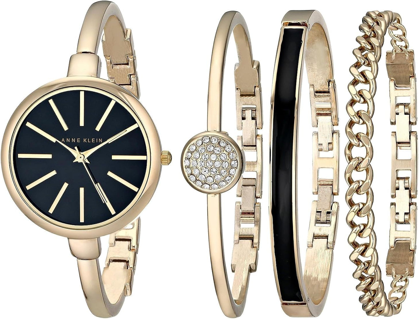 Women'S Bangle Watch and Bracelet Set