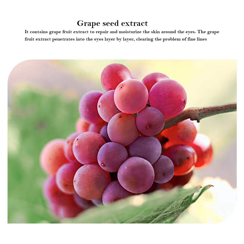 Grape Moisturizing Collagen Eye Mask anti Dark Circles Eye Bags Firming Eyes Masks Beauty Skin Care Eye Patches 60Pcs