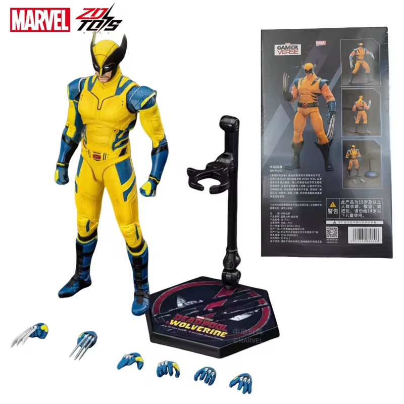 2024 Deadpool & Wolverine Action Figures Movie Version ZD Toy Series Collections Adult Action Figures Kids Gift