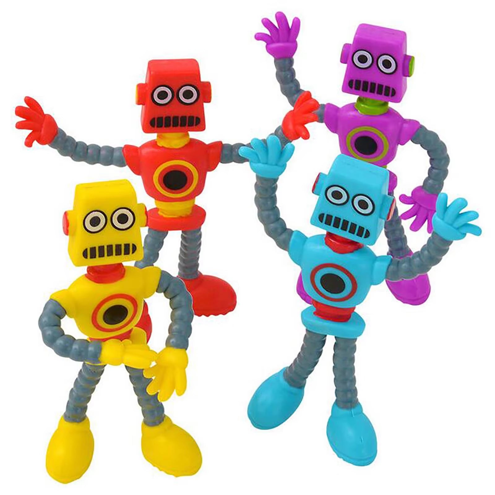 Figets Toys Creative Wire Robot Twisted Tdeformed Ever-Changing Doll Fun Decompression Tricky Children Toy Christma Gift 2024