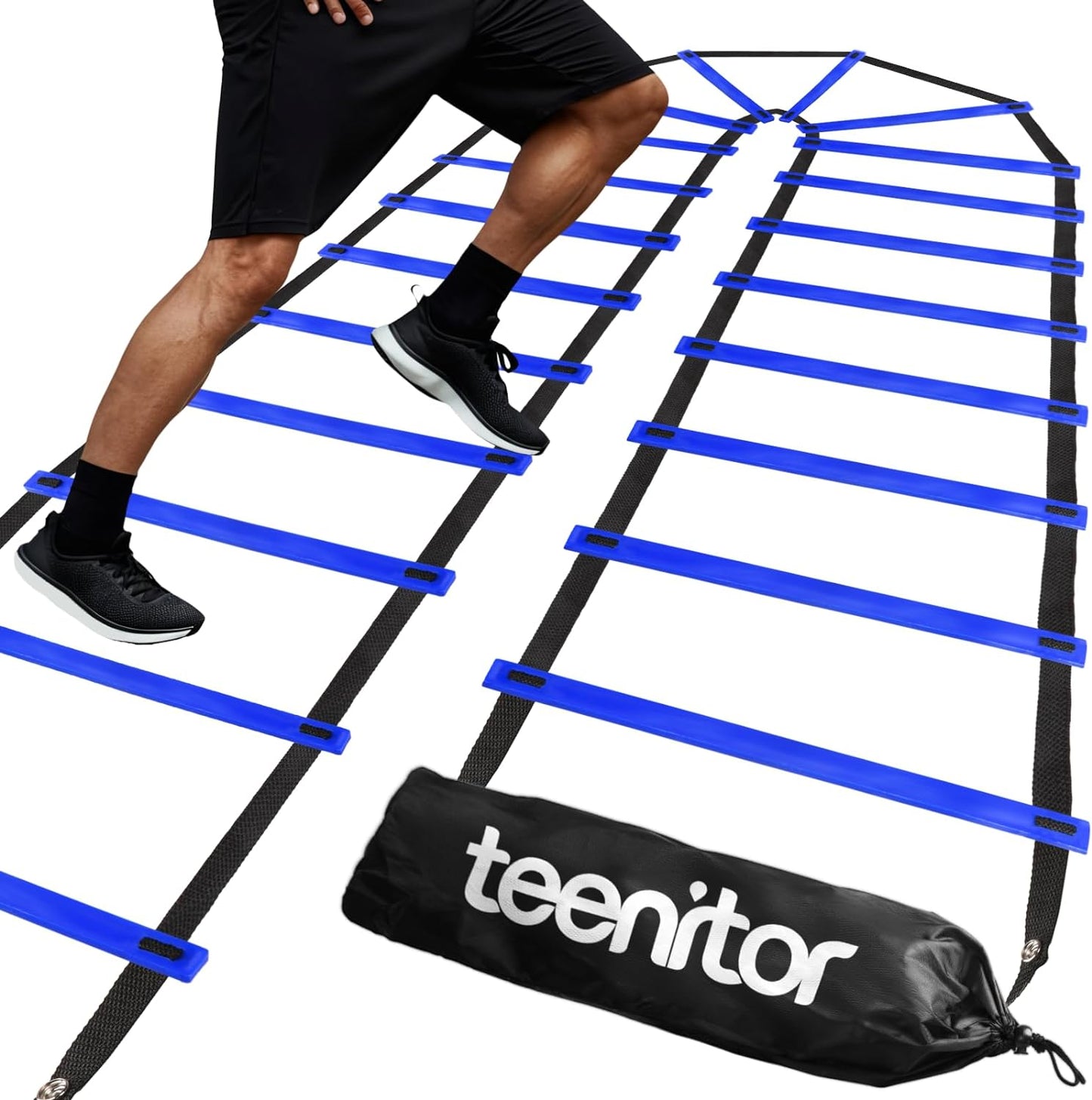 Agility Ladder Speed Ladder Training Ladder for Soccer, Speed, Football Fitness Feet Training Carry Bag Agility Training Equipment