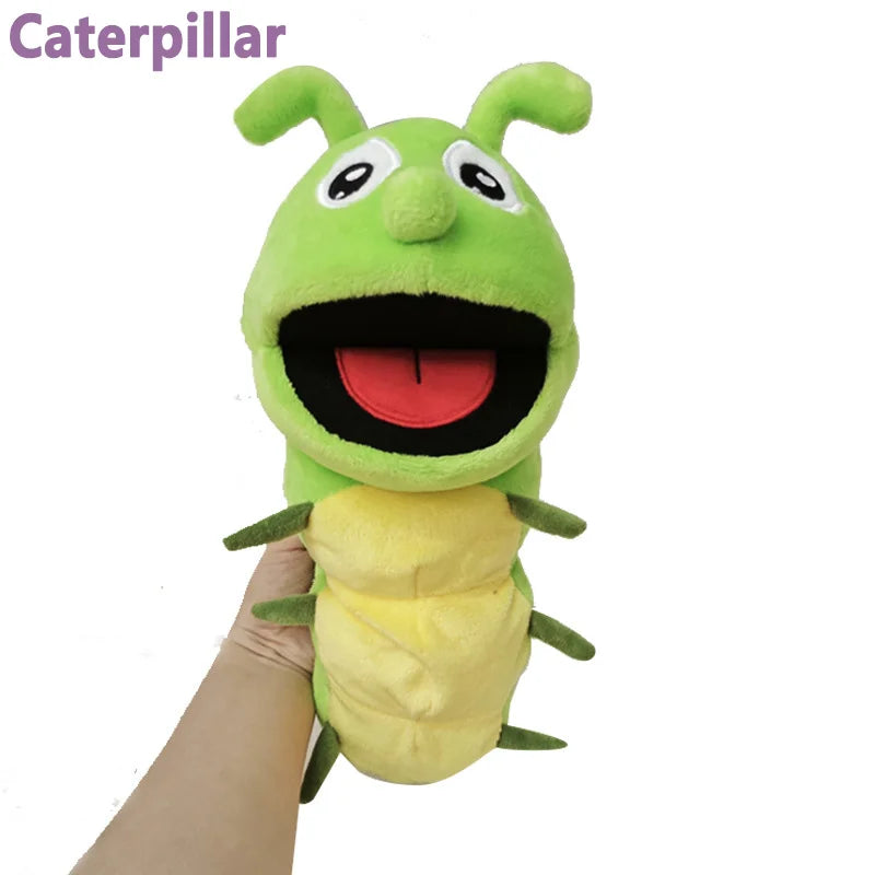 Insect Soft Stuffed Toy Doll Dragonfly Ants Butterfly Ladybug Cospaly Plush Doll Educational Baby Toys Kawaii Hand Finger Puppet