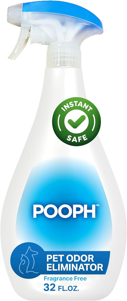 Pet Odor Eliminator, 32Oz Spray - Dismantles Odors on a Molecular Basis, Dogs, Cats, Freshener, Urine, Poop, Pee, Deodorizer, Natures, Puppy, Fresh, Clean, Furniture, Potty, Safe