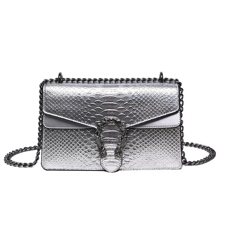 Vintage Chain Small Square Bag for Women'S Trend 2024 Korean Popular Fashion Shoulder Crossbody Cross Bag Aesthetic Square Bags