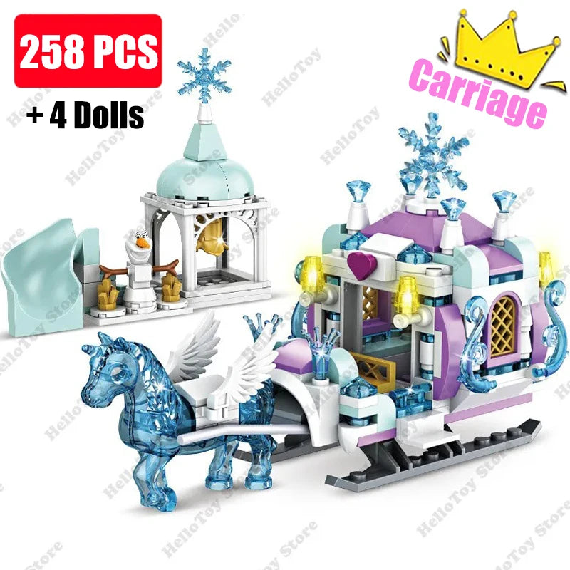 2024 Girls Friendship Tree House Villa Castle Building Blocks Classic Friends Girl'S Model Figures Toys for Kids Birthday Gift