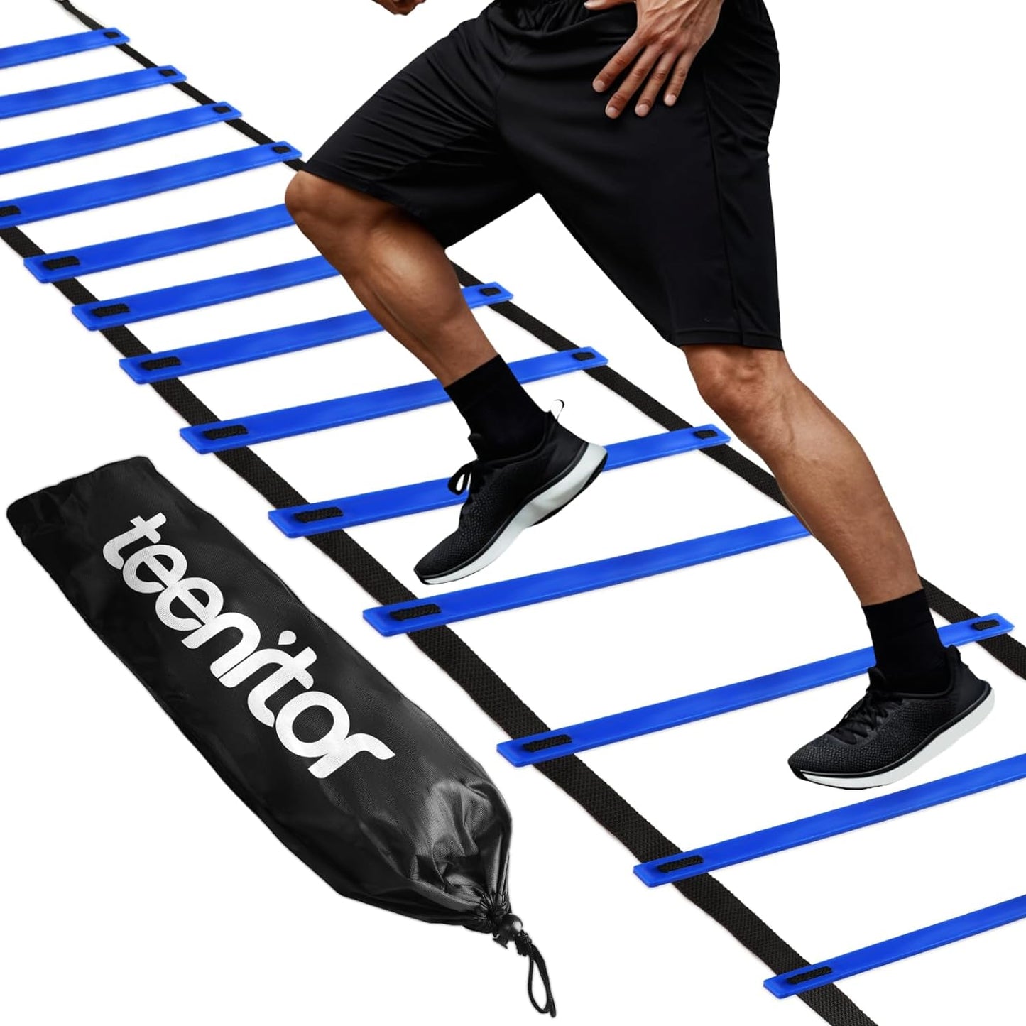 Agility Ladder Speed Ladder Training Ladder for Soccer, Speed, Football Fitness Feet Training Carry Bag Agility Training Equipment