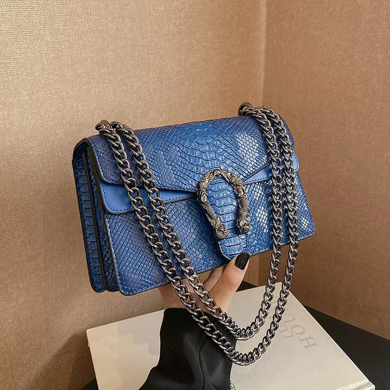 Vintage Chain Small Square Bag for Women'S Trend 2024 Korean Popular Fashion Shoulder Crossbody Cross Bag Aesthetic Square Bags