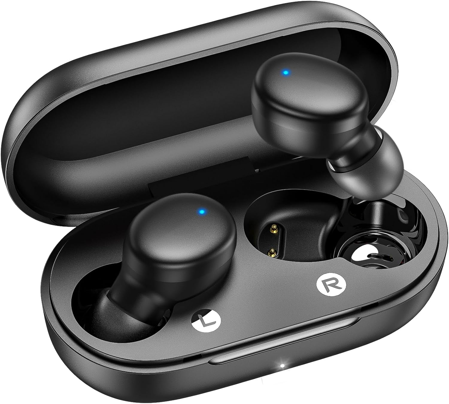 Wireless Earbuds Bluetooth 5.3 in Ear Buds Light-Weight Headphones,Deep Bass Sound,60Hrs Playtime with Charging Case, Built-In 4 Mics Headset,Waterproof Earphones for Sports Workout