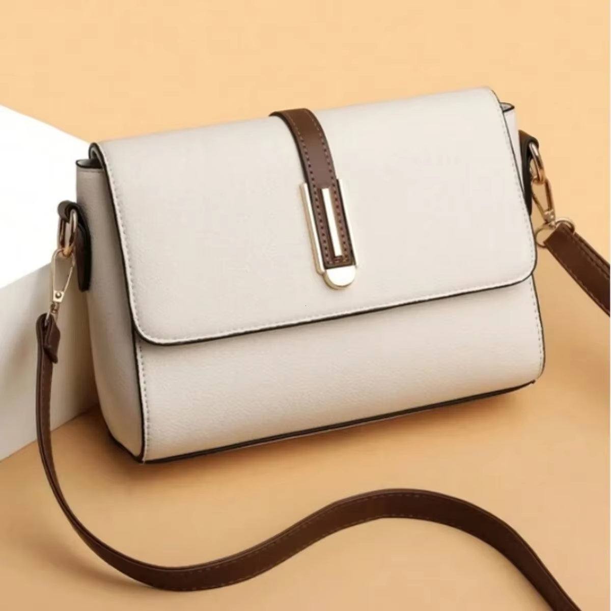 Fashion Crossbody Bag PU Leather Messenger Bag Versatile Sling Shoulder Women'S Bag Small Handbags Sac a Main Femme Bolsas