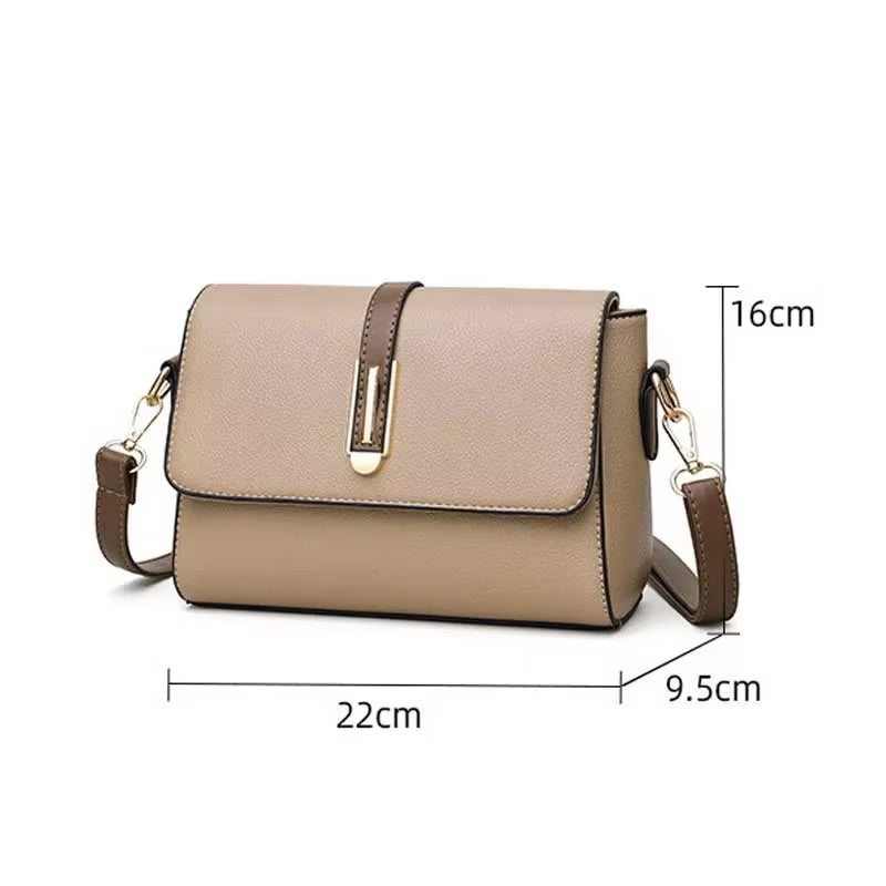 Fashion Crossbody Bag PU Leather Messenger Bag Versatile Sling Shoulder Women'S Bag Small Handbags Sac a Main Femme Bolsas